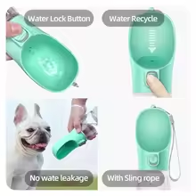 Portable water bottle for dogs
