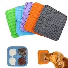 Interactive Silicone Pet Licking Mat – Slow Feeder & Treat Pad