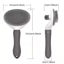 One-Click Pet Hair Removal Comb – De-Shedding Tool for Dogs & Cats