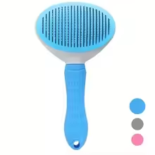 One-Click Pet Hair Removal Comb – De-Shedding Tool for Dogs & Cats
