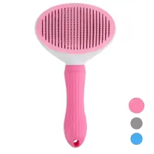 One-Click Pet Hair Removal Comb – De-Shedding Tool for Dogs & Cats