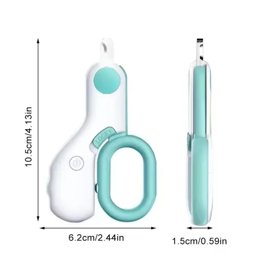 LED Light Pet Nail Clipper – Safe Grooming Tool for Dogs & Cats